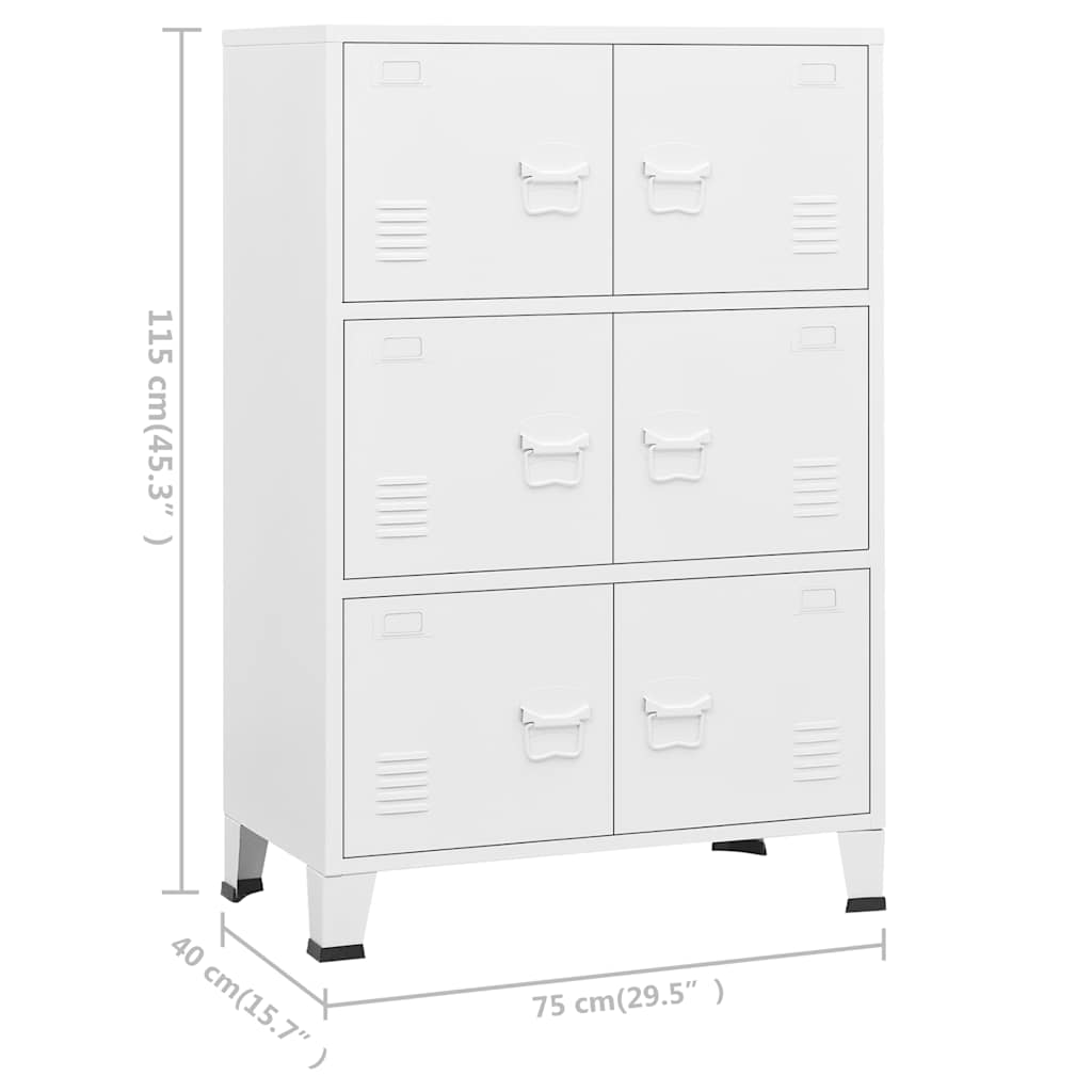 8720286699645_g_en_hd_8 vidaXL Industrial Storage Chest White 75x40x115 cm Metal - Image 11
