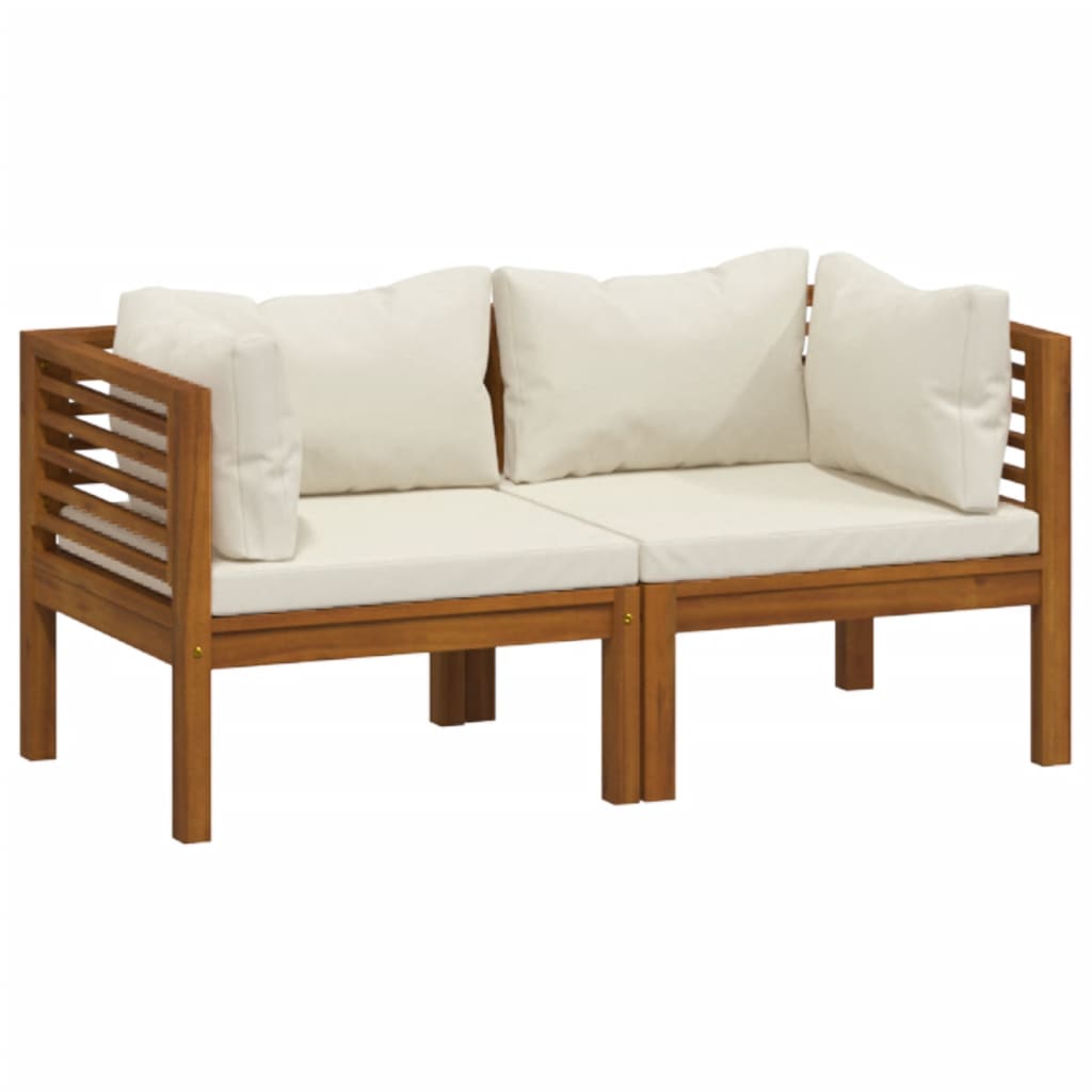8720286700259_a_en_hd_1 vidaXL 2-Seater Garden Sofa with Cream Cushions Solid Wood Acacia - Image 2