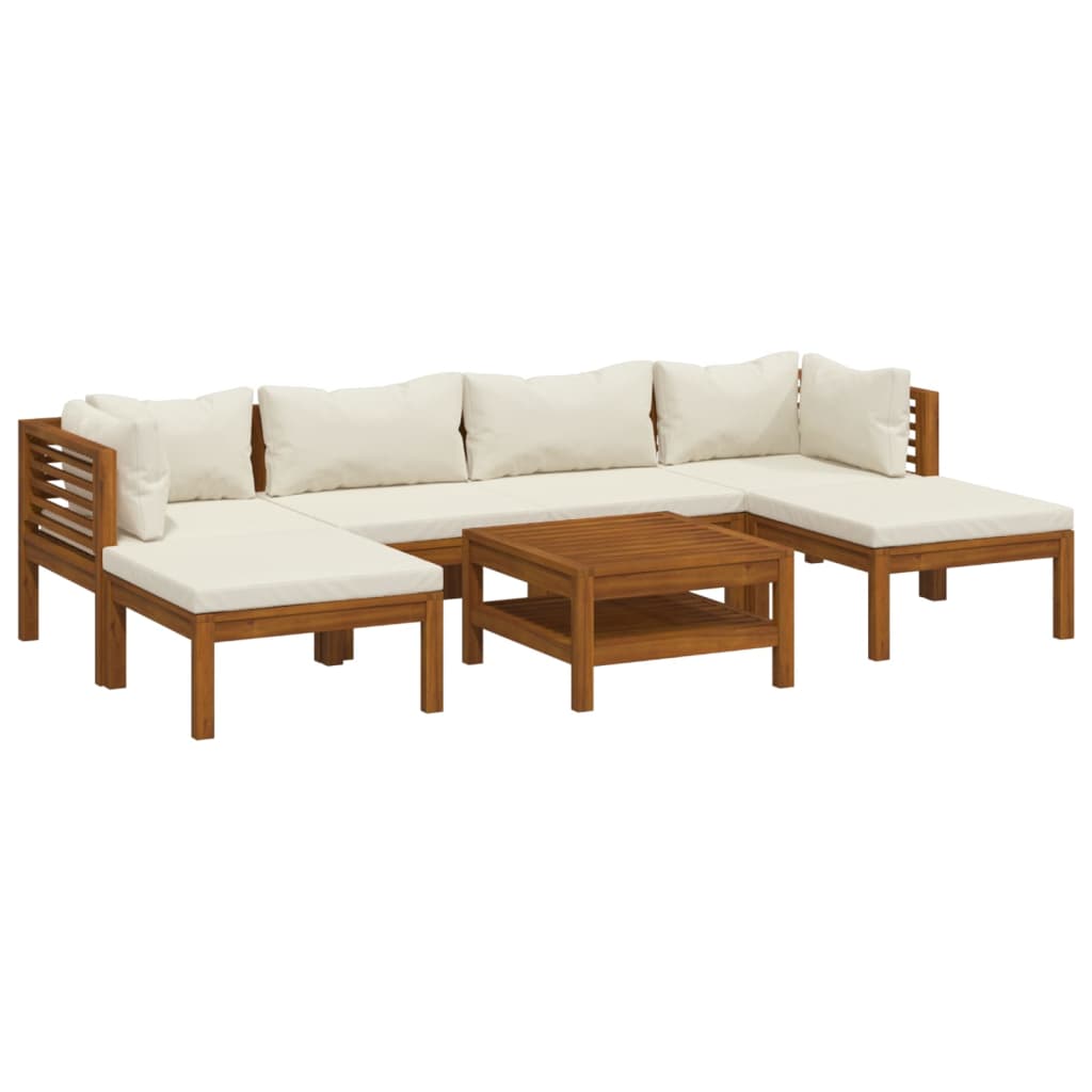 8720286700402_a_en_hd_1 vidaXL 7 Piece Garden Lounge Set with Cream Cushion Solid Acacia Wood - Image 2