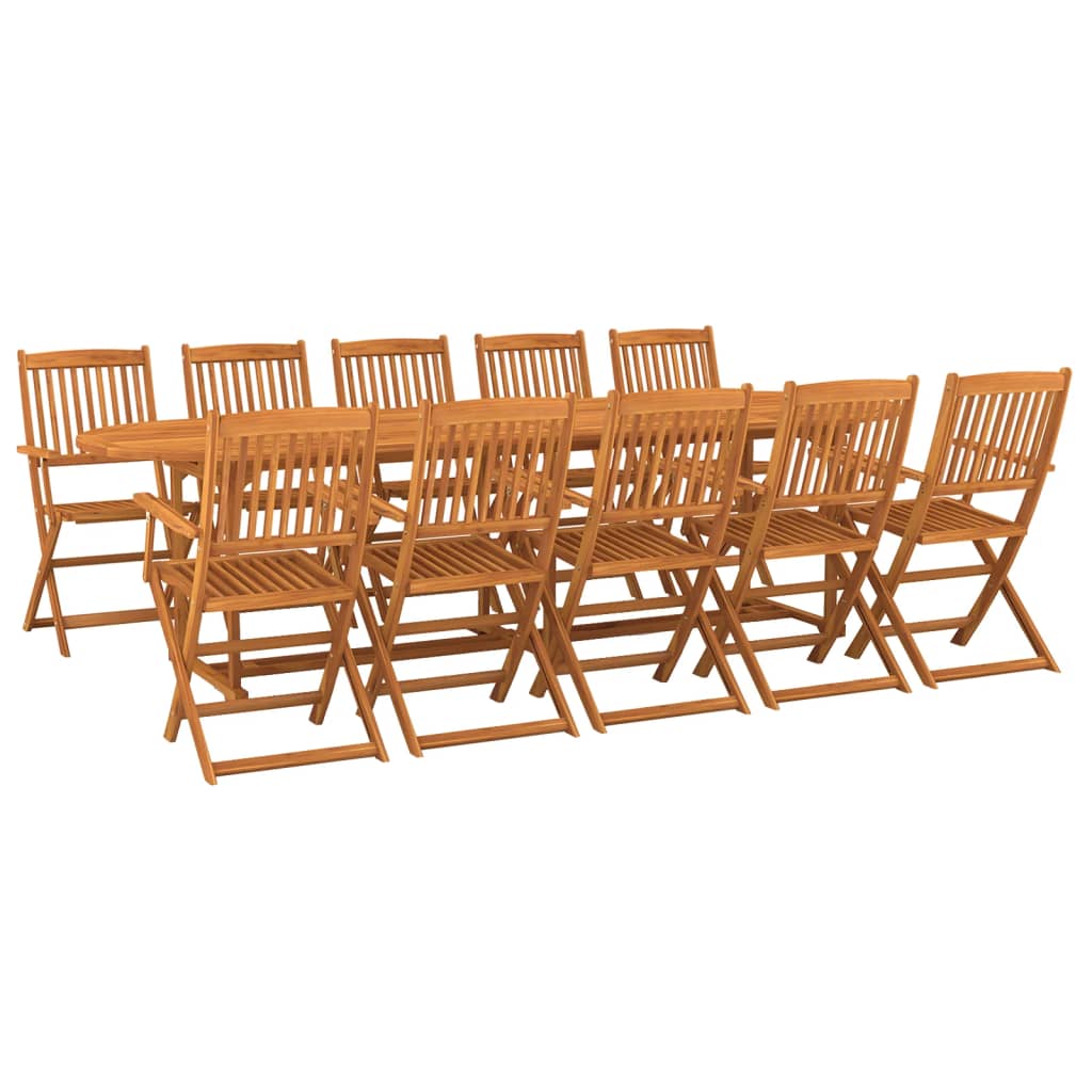 8720286701522_a_en_hd_1 vidaXL 11 Piece Garden Dining Set 280x90x75 cm Solid Wood Acacia - Image 2