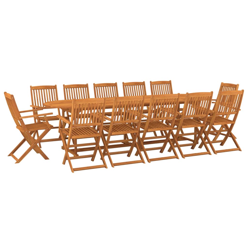 8720286701539_a_en_hd_1 vidaXL 13 Piece Garden Dining Set 280x90x75 cm Solid Wood Acacia - Image 2