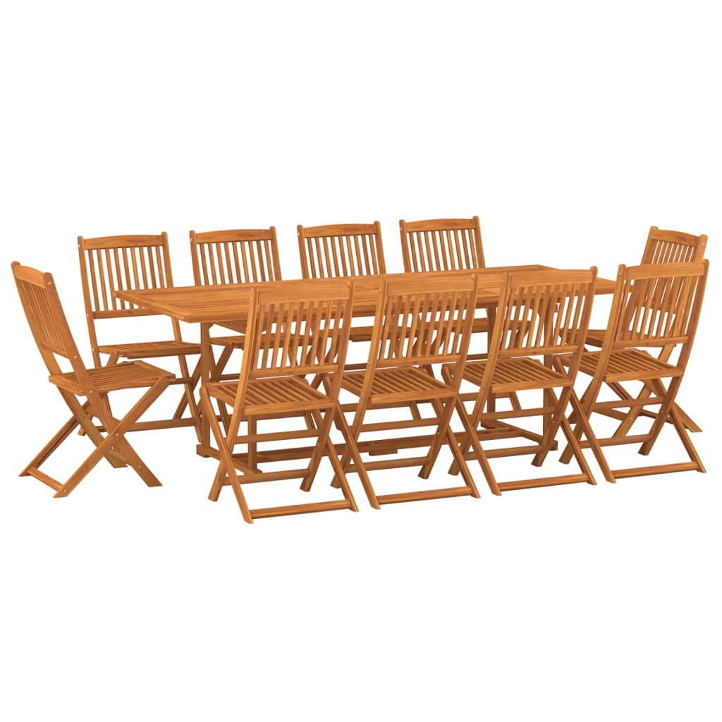 8720286701614_a_en_hd_1 vidaXL 11 Piece Garden Dining Set 220x90x75 cm Solid Wood Acacia - Image 2