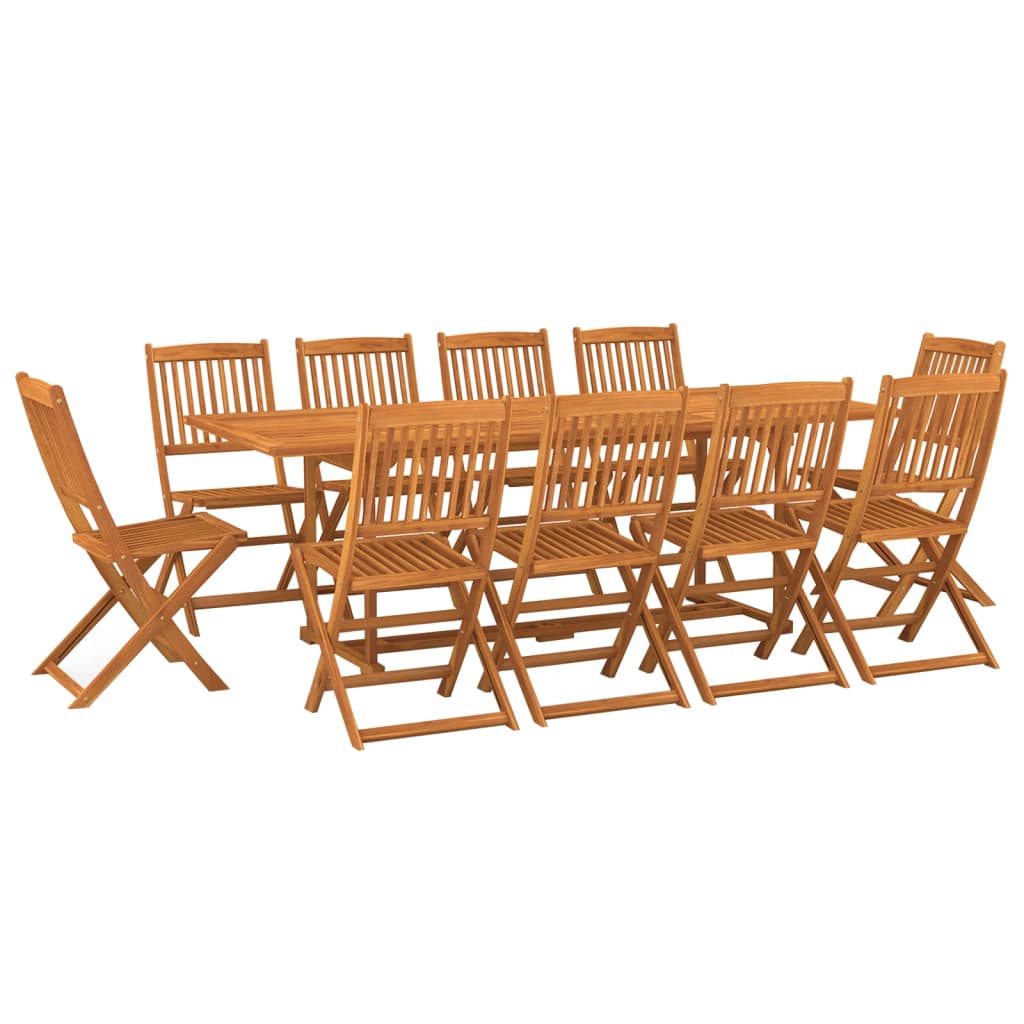 8720286701638_a_en_hd_1 vidaXL 11 Piece Garden Dining Set 220x90x75 cm Solid Wood Acacia - Image 2