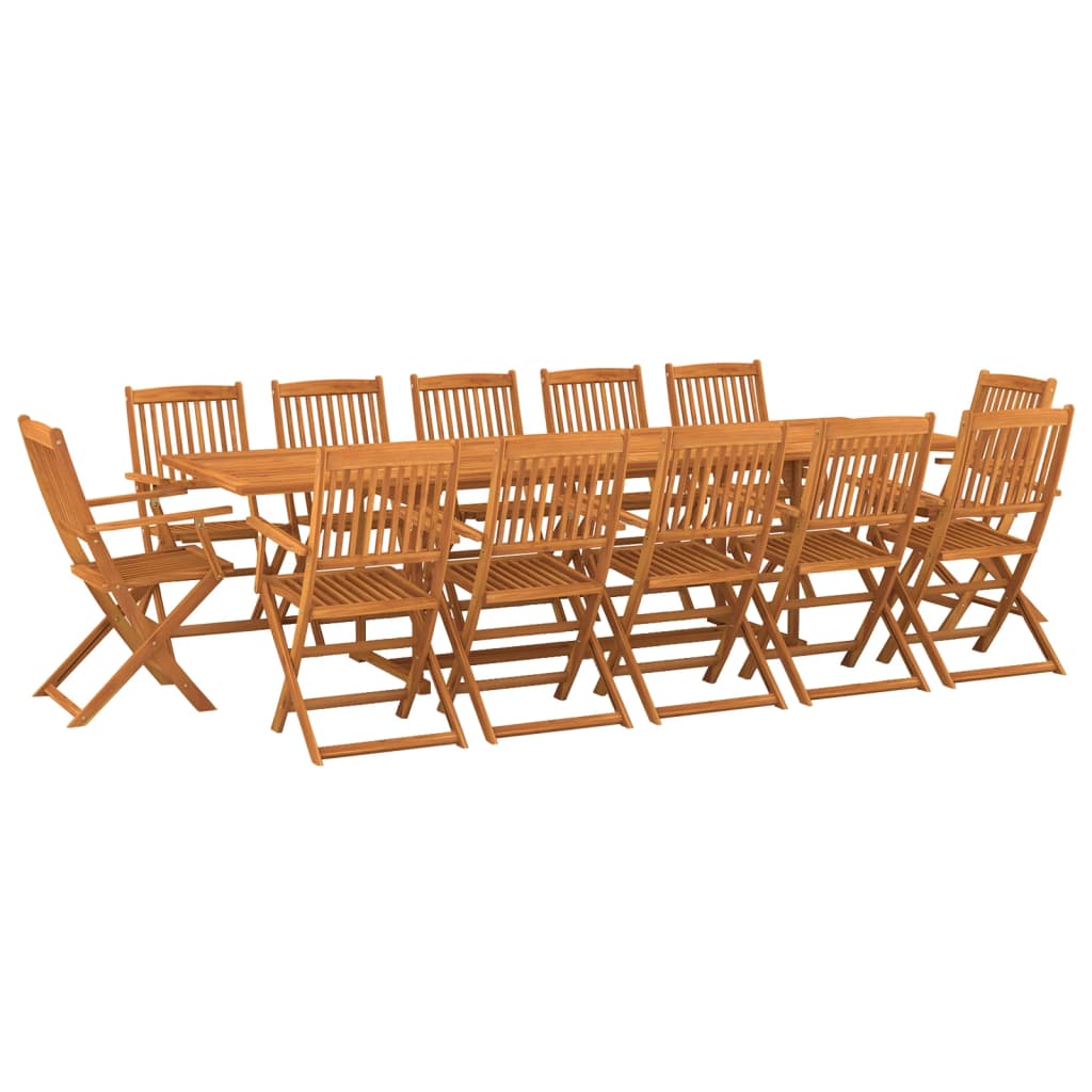 8720286701652_a_en_hd_1 vidaXL 13 Piece Garden Dining Set 280x90x75 cm Solid Wood Acacia - Image 2