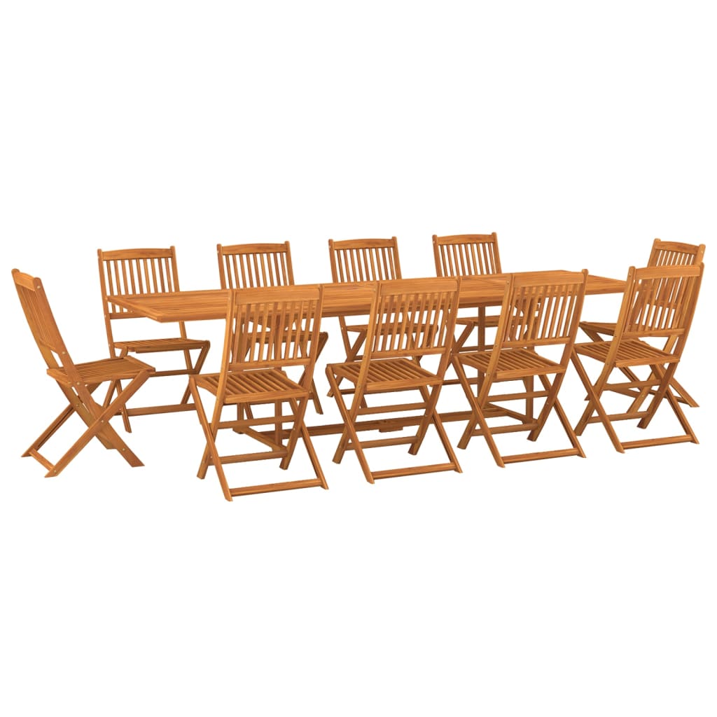 8720286701669_a_en_hd_1 vidaXL 11 Piece Garden Dining Set 280x90x75 cm Solid Wood Acacia - Image 2