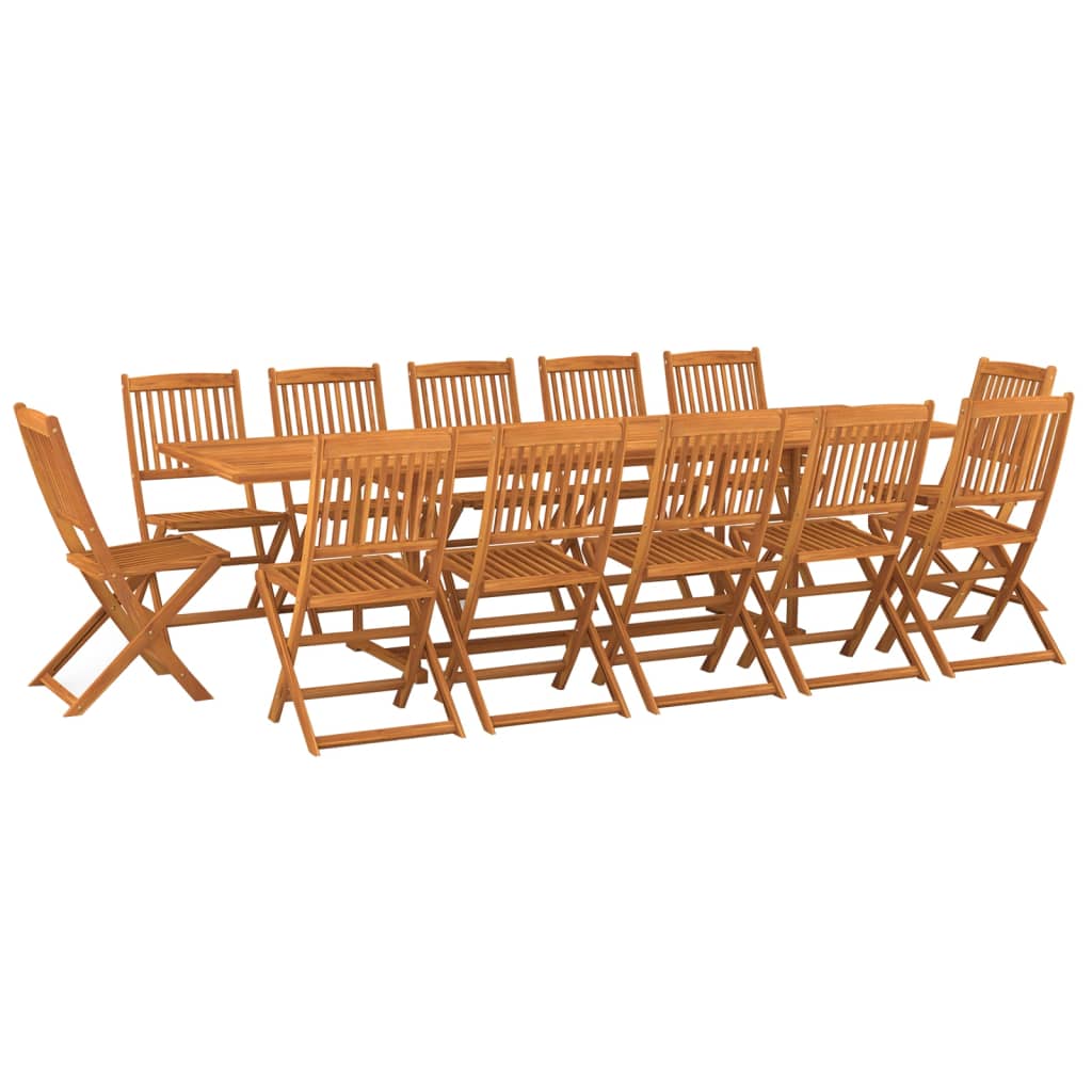 8720286701676_a_en_hd_1 vidaXL 13 Piece Garden Dining Set 280x90x75 cm Solid Wood Acacia - Image 2
