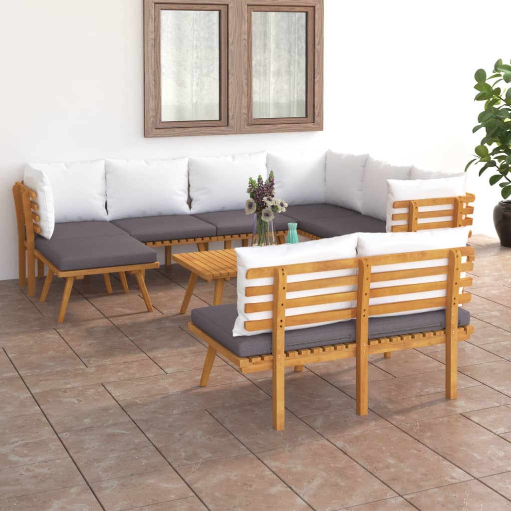 8720286701928_m_en_hd_1 vidaXL 9 Piece Garden Lounge Set with Cushions Solid Wood Acacia - Image 1