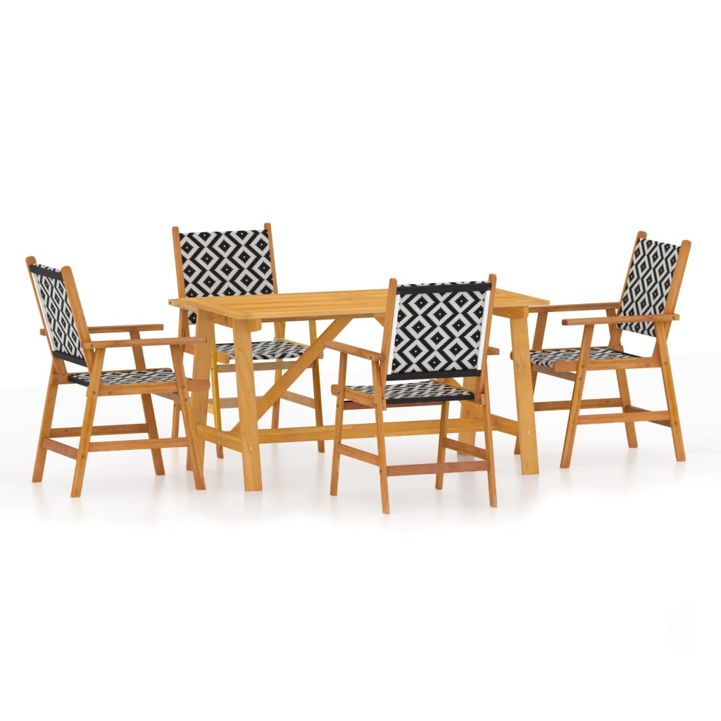 8720286702963_a_en_hd_1 vidaXL 5 Piece Garden Dining Set Solid Wood Acacia - Image 2