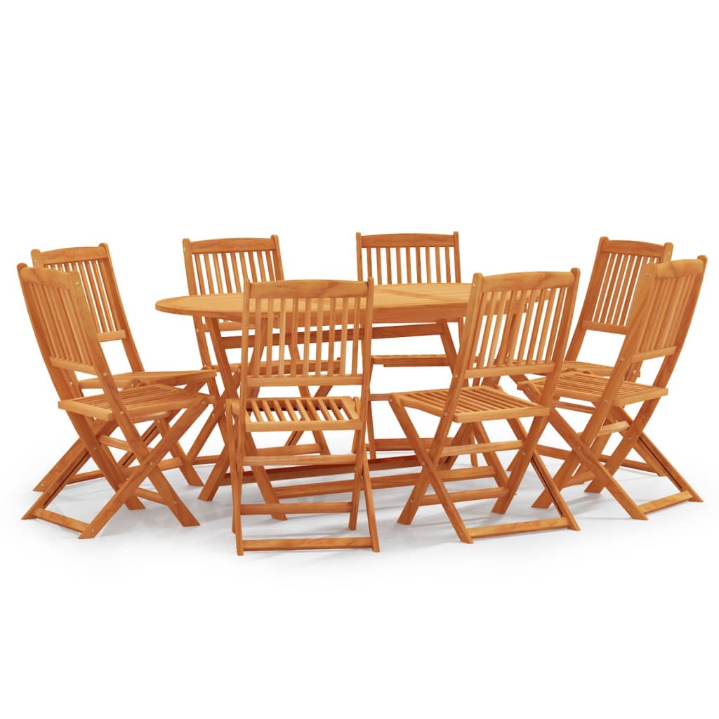 8720286703304_a_en_hd_1 vidaXL 9 Piece Folding Outdoor Dining Set Solid Eucalyptus Wood - Image 1