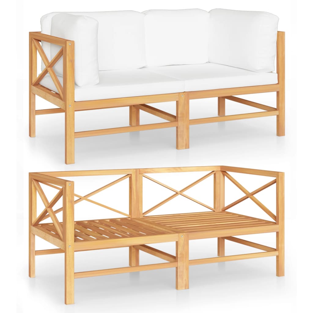 8720286703786_a_en_hd_1 vidaXL 2-Seater Garden Sofa with Cream Cushions Solid Wood Teak - Image 2
