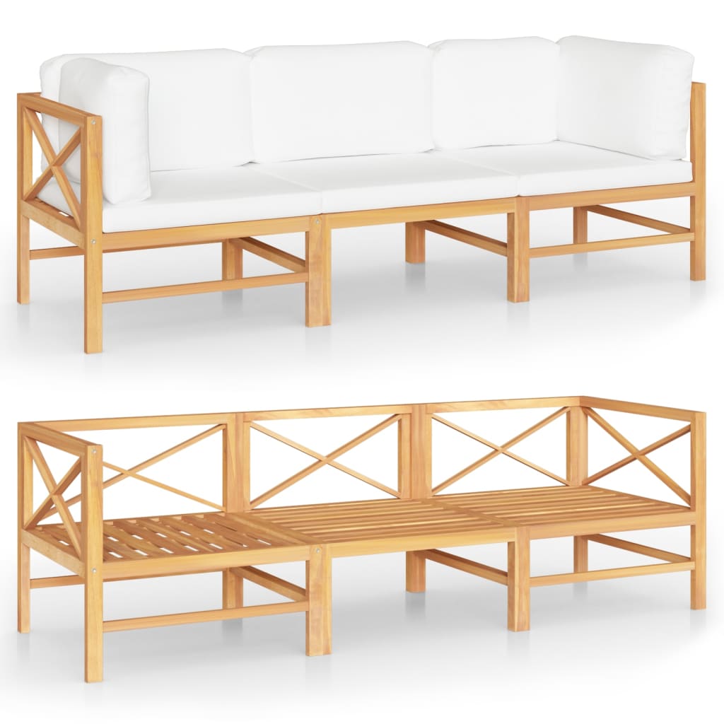 8720286703809_a_en_hd_1 vidaXL 3-Seater Garden Sofa with Cream Cushions Solid Teak Wood - Image 2
