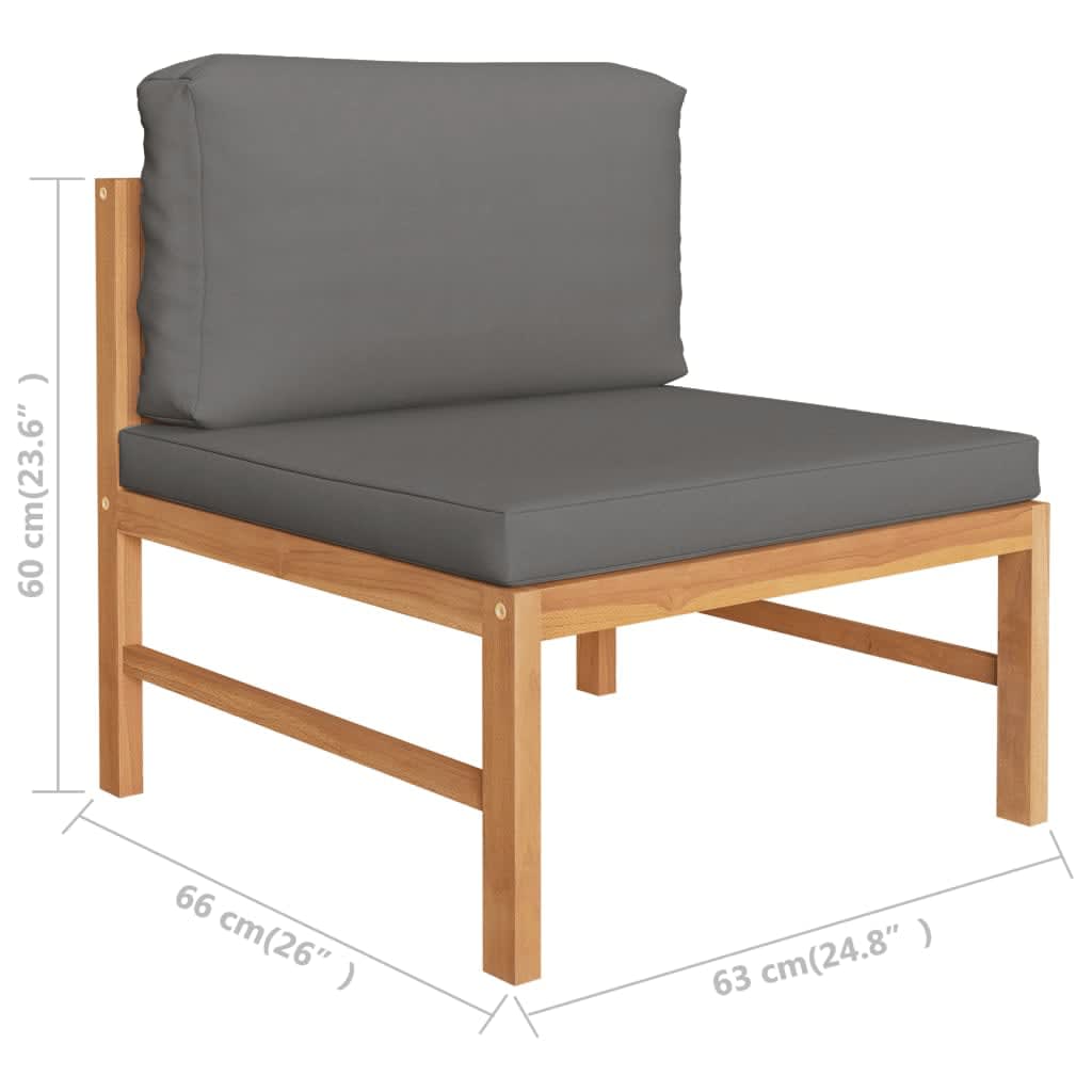 8720286703991_g_en_hd_6 vidaXL 10 Piece Garden Lounge Set with Grey Cushions Solid Teak Wood - Image 8