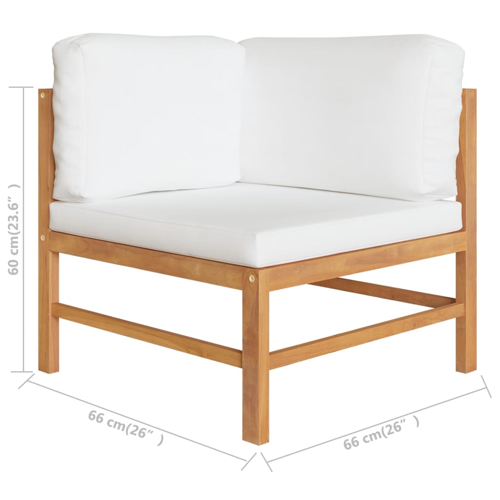 8720286704226_g_en_hd_5 vidaXL 4 Piece Garden Lounge Set with Cream Cushions Solid Teak Wood - Image 7