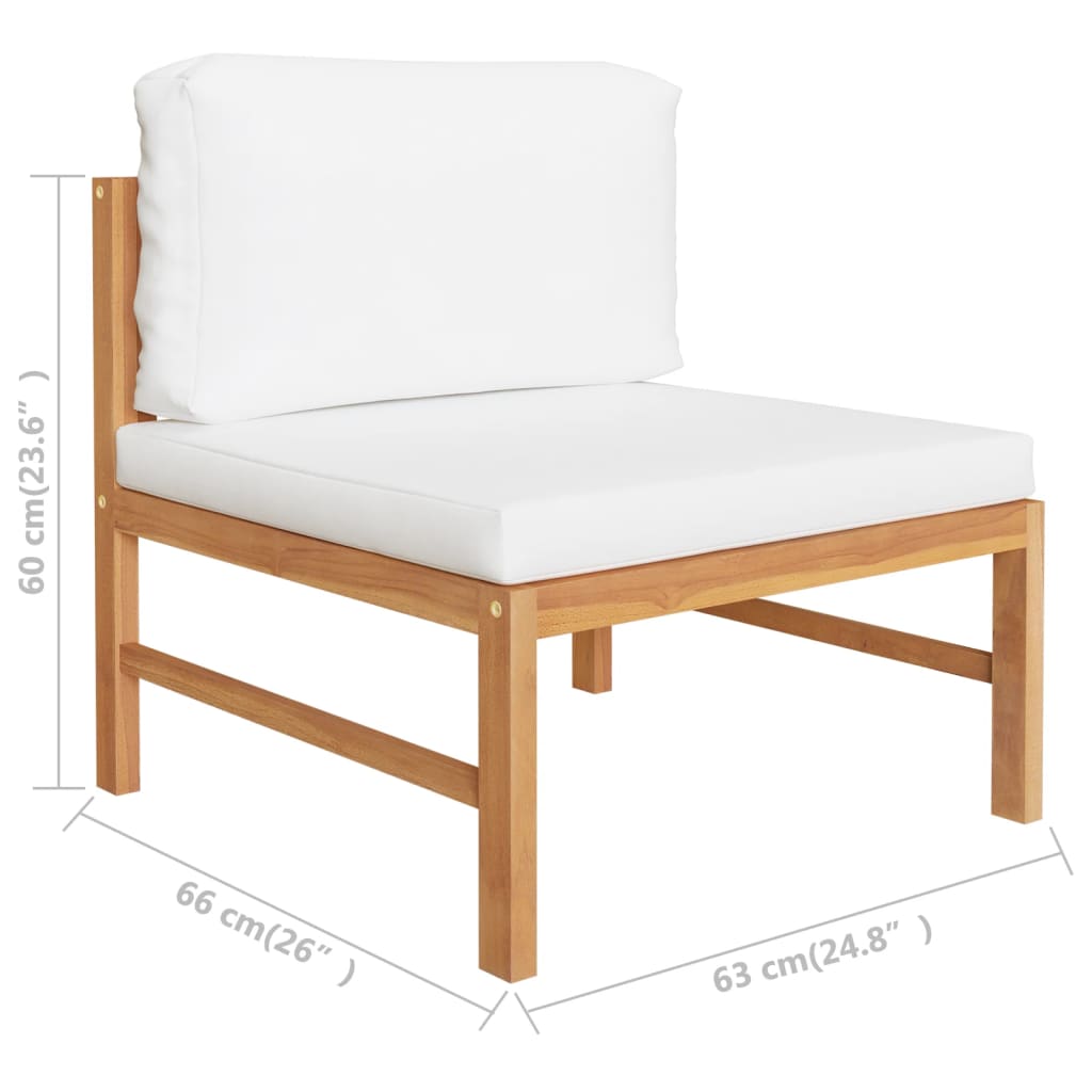 8720286704226_g_en_hd_6 vidaXL 4 Piece Garden Lounge Set with Cream Cushions Solid Teak Wood - Image 8