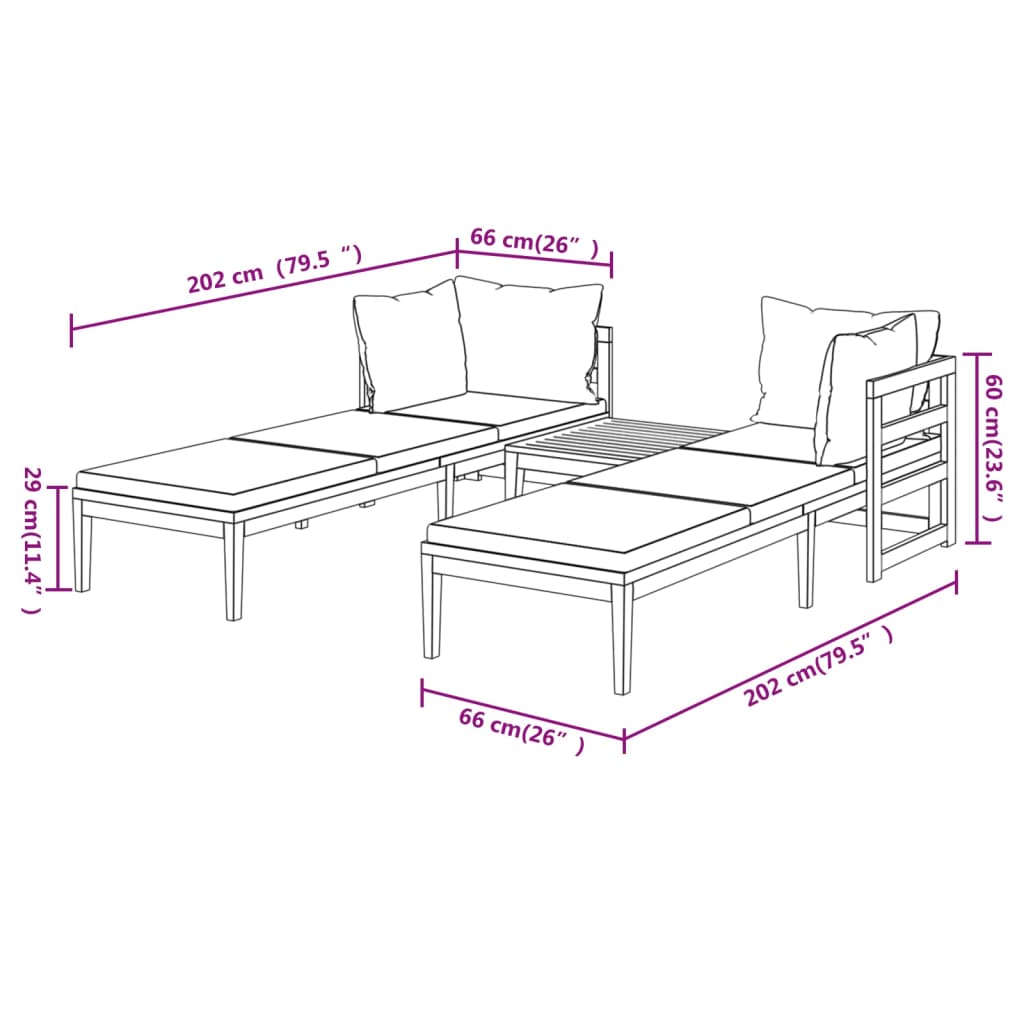 8720286704424_g_en_hd_8 vidaXL 3 Piece Garden Lounge Set with Cream White Cushions Acacia Wood - Image 10
