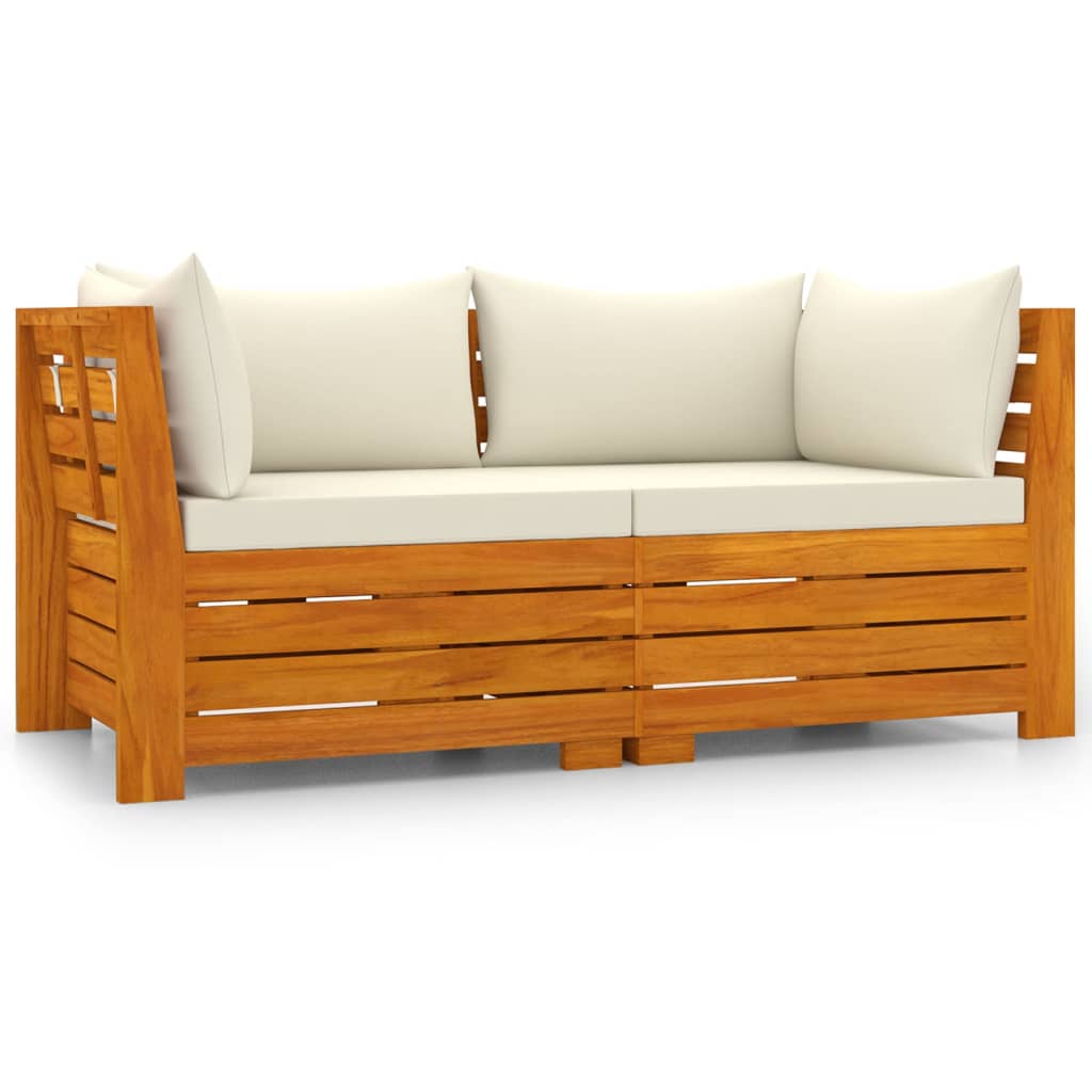 8720286704592_a_en_hd_1 vidaXL 2-Seater Garden Sofa with Cushions Solid Wood Acacia - Image 2