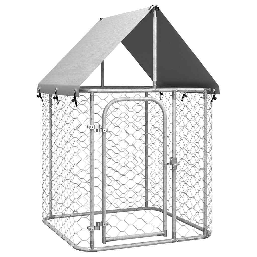 8720286705049_a_en_hd_1 vidaXL Outdoor Dog Kennel with Roof 100x100x150 cm - Image 1