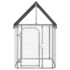 vidaXL Outdoor Dog Kennel with Roof 100x100x150 cm - Image 2