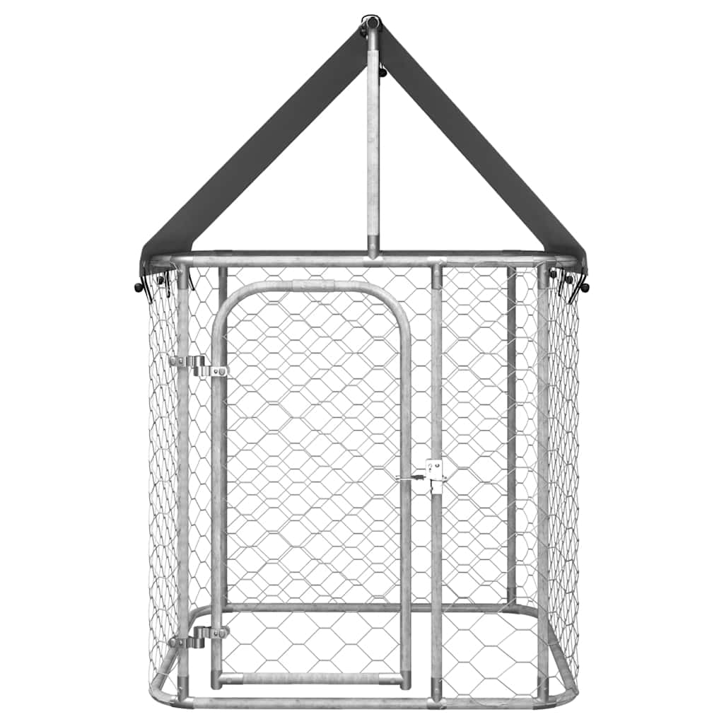 8720286705049_g_en_hd_1 vidaXL Outdoor Dog Kennel with Roof 100x100x150 cm - Image 2