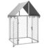 vidaXL Outdoor Dog Kennel with Roof 100x100x150 cm - Image 4