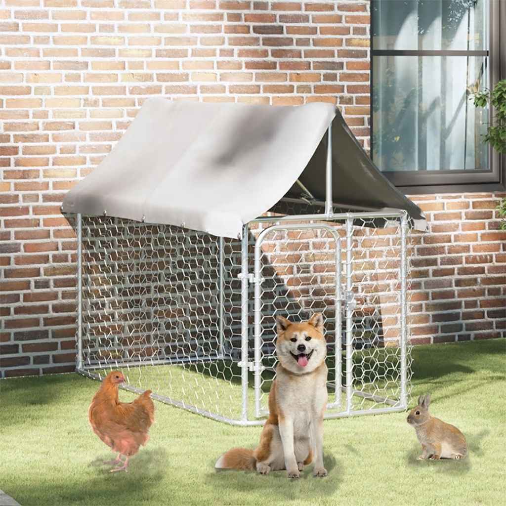 8720286705056_m_en_hd_1 vidaXL Outdoor Dog Kennel with Roof 200x100x150 cm - Image 1