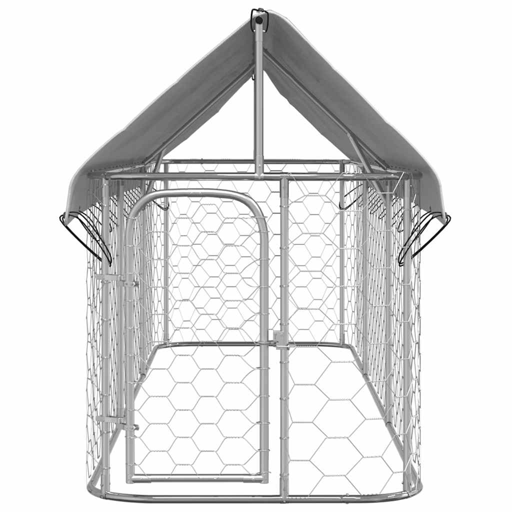8720286705063_g_en_hd_1 vidaXL Outdoor Dog Kennel with Roof 400x100x150 cm - Image 3