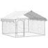 vidaXL Outdoor Dog Kennel with Roof 200x200x150 cm - Image 2