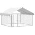 vidaXL Outdoor Dog Kennel with Roof 200x200x150 cm - Image 5