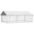 vidaXL Outdoor Dog Kennel with Roof 400x200x150 cm - Image 2
