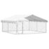 vidaXL Outdoor Dog Kennel with Roof 300x300x150 cm - Image 2