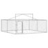 vidaXL Outdoor Dog Kennel with Roof 300x300x150 cm - Image 4