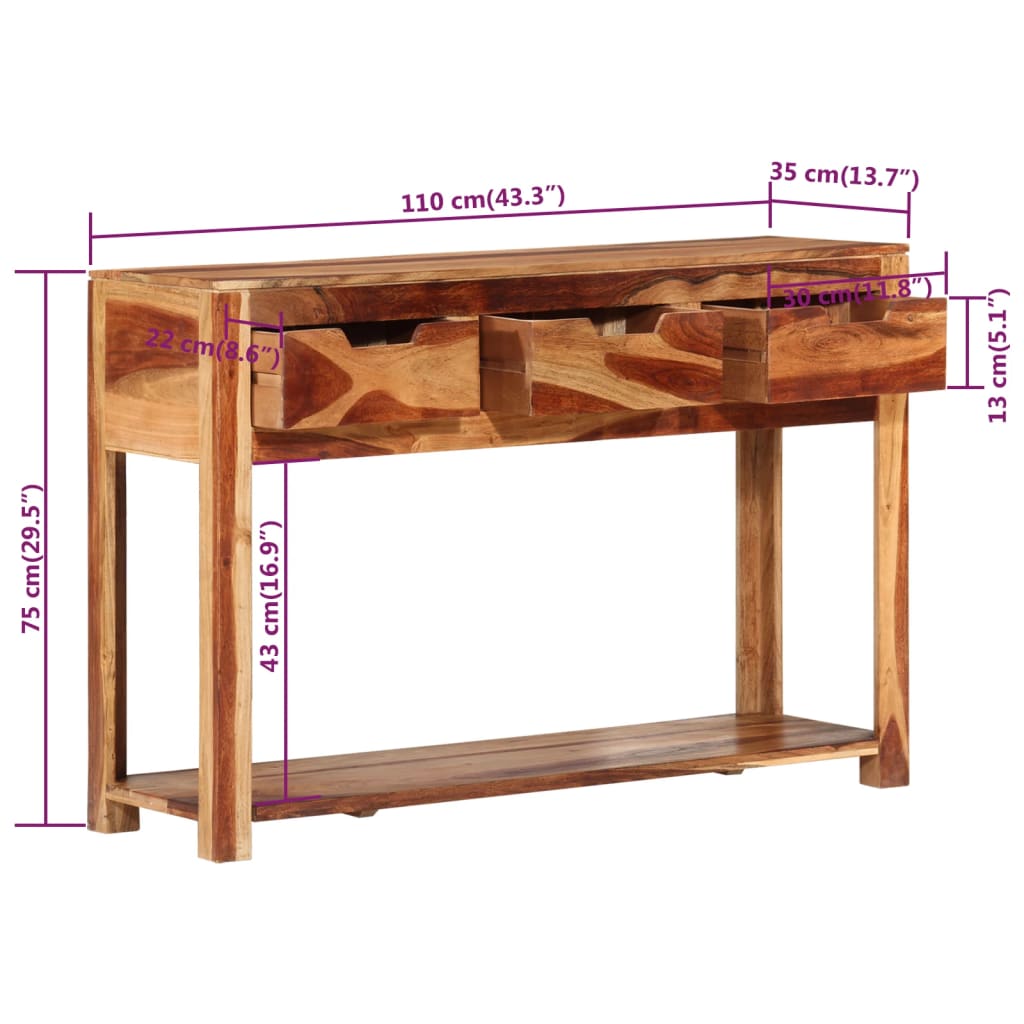 8720286705728_g_en_hd_7 vidaXL Console Table 110x35x75 cm Solid Wood Acacia - Image 9