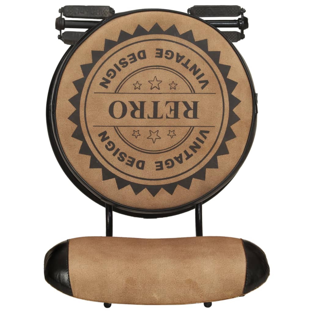 8720286706008_g_en_hd_7 vidaXL Bar Stools with Canvas Print 2 pcs Brown and Black Real Goat Leather - Image 8