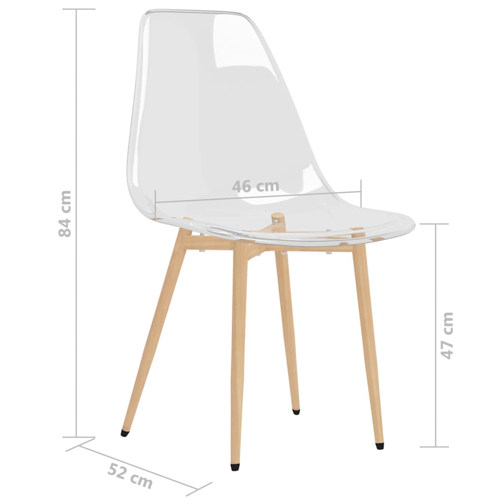 8720286712337_g_en_hd_5 vidaXL Dining Chairs 6 pcs Transparent PET - Image 7