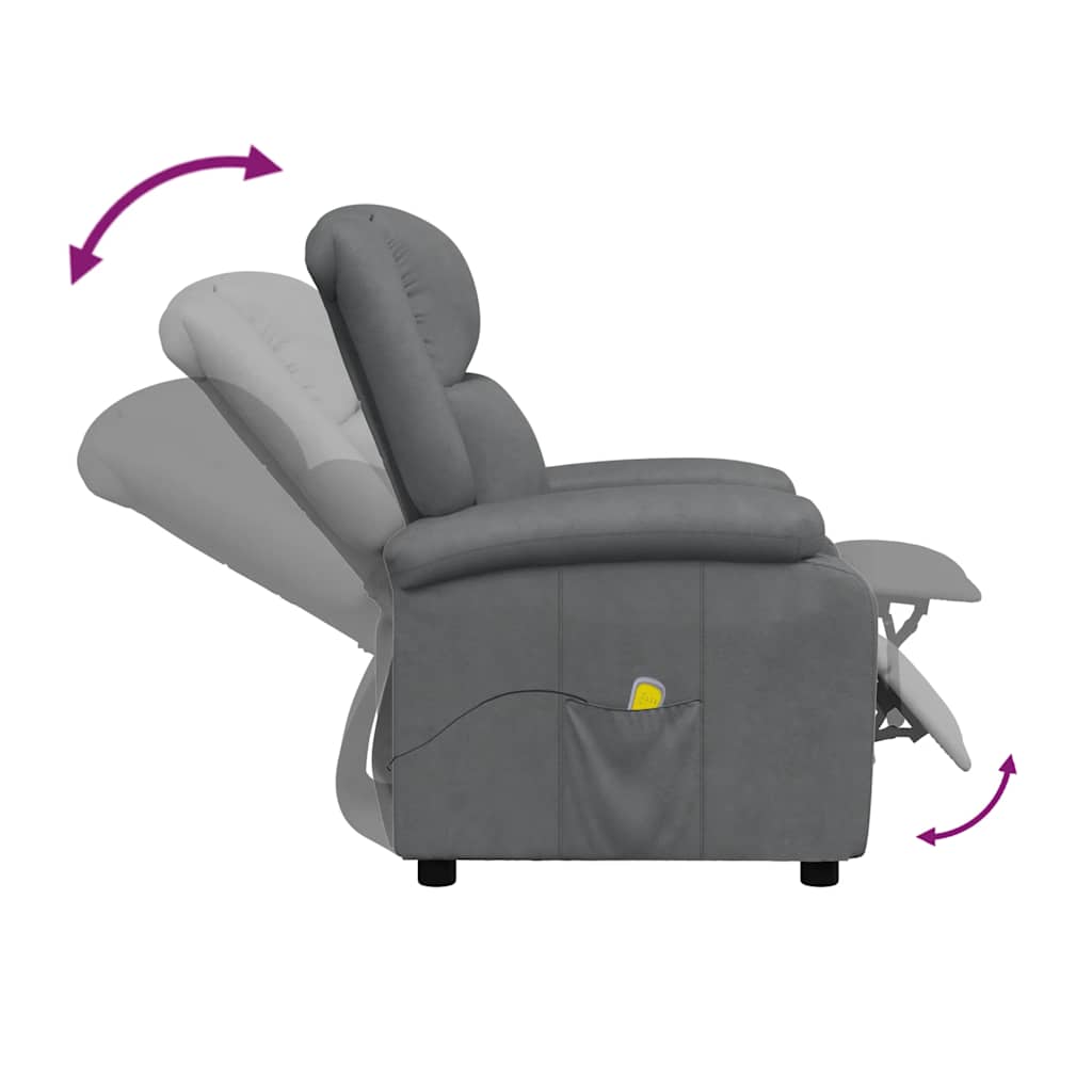 8720286722091_g_en_hd_4 vidaXL Massage Chair Grey Faux Leather - Image 7