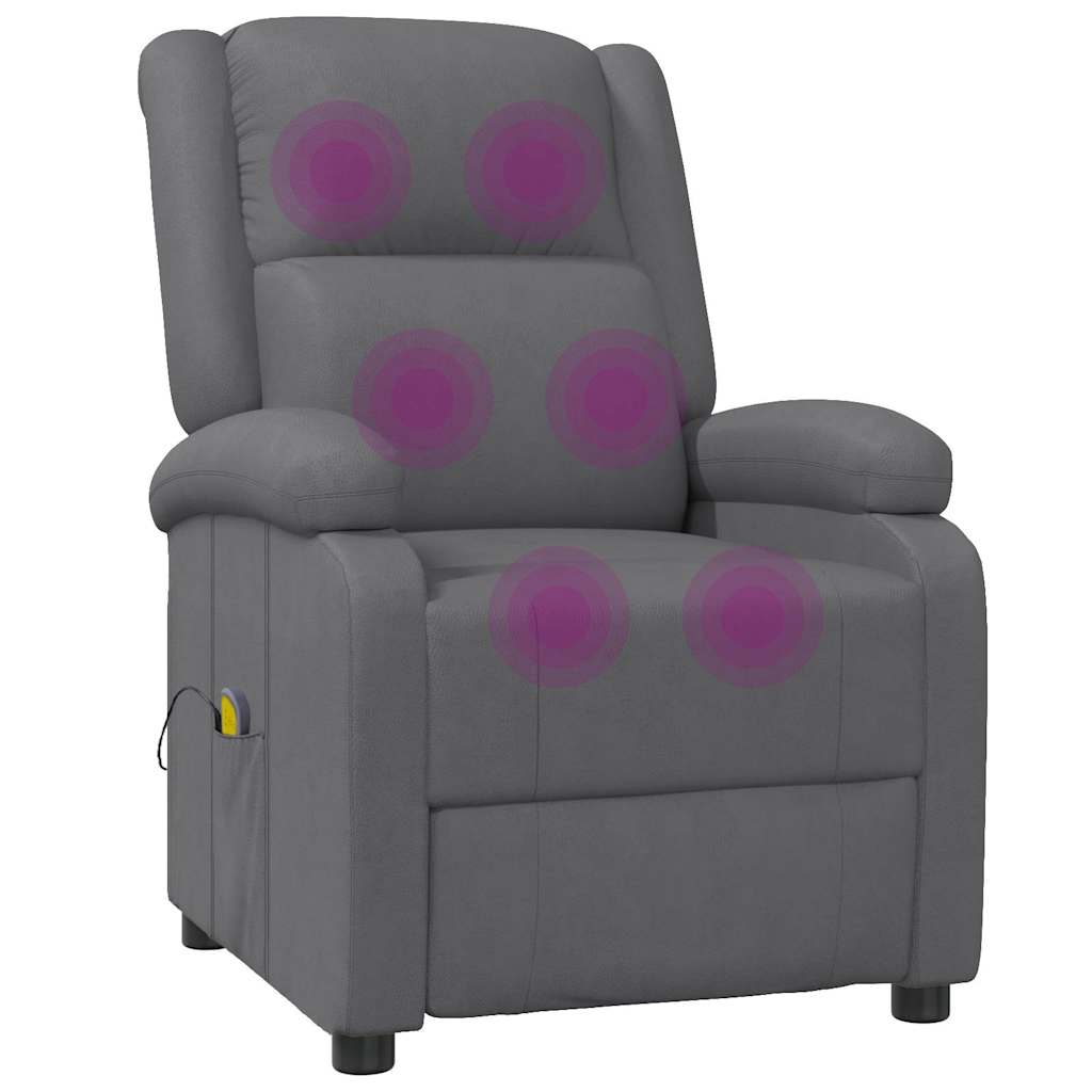 8720286722091_g_en_hd_5 vidaXL Massage Chair Grey Faux Leather - Image 8