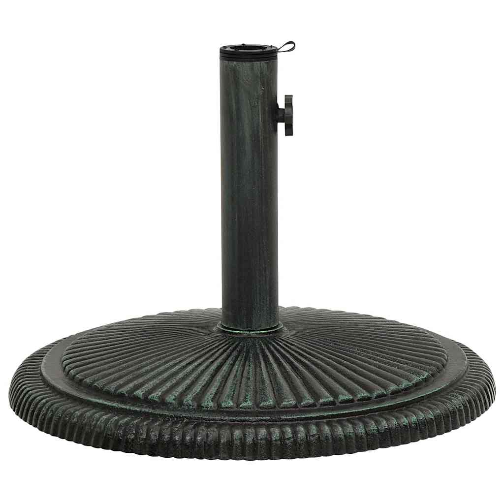 8720286722824_a_en_hd_1 vidaXL Umbrella Base Green 45x45x30 cm Cast Iron - Image 2