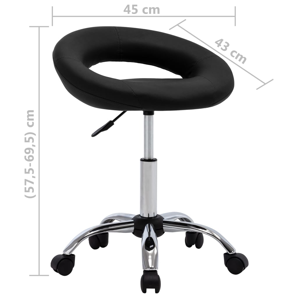 8720286728130_g_en_hd_6 vidaXL Swivel Dining Chair Black Faux Leather - Image 7