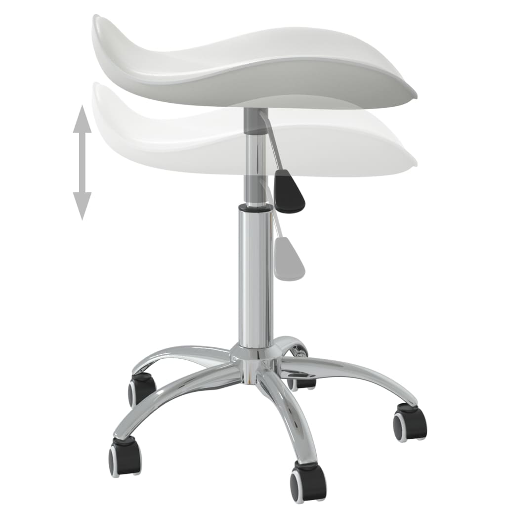 8720286750933_g_en_hd_4 vidaXL Swivel Dining Chair White Faux Leather - Image 5