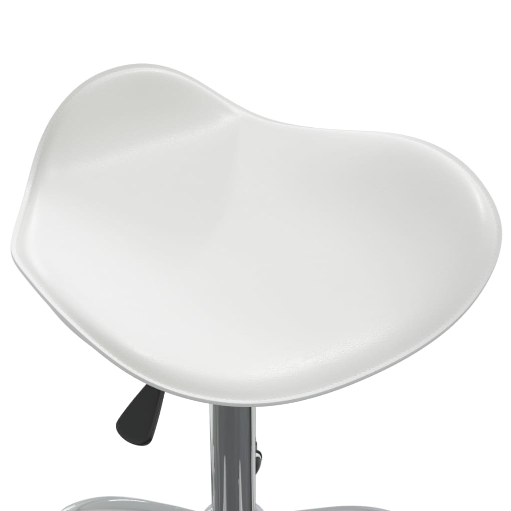 8720286750933_g_en_hd_5 vidaXL Swivel Dining Chair White Faux Leather - Image 6
