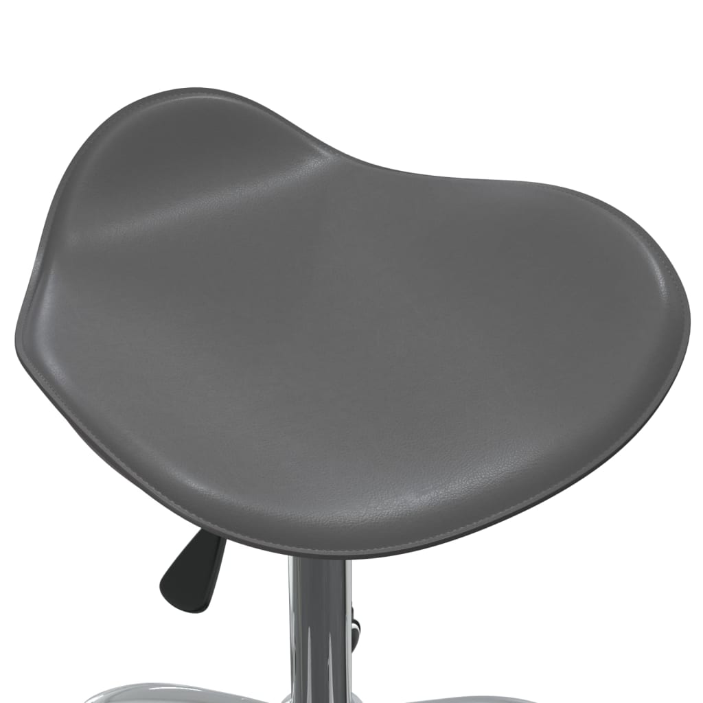 8720286750988_g_en_hd_5 vidaXL Swivel Dining Chair Grey Faux Leather - Image 6