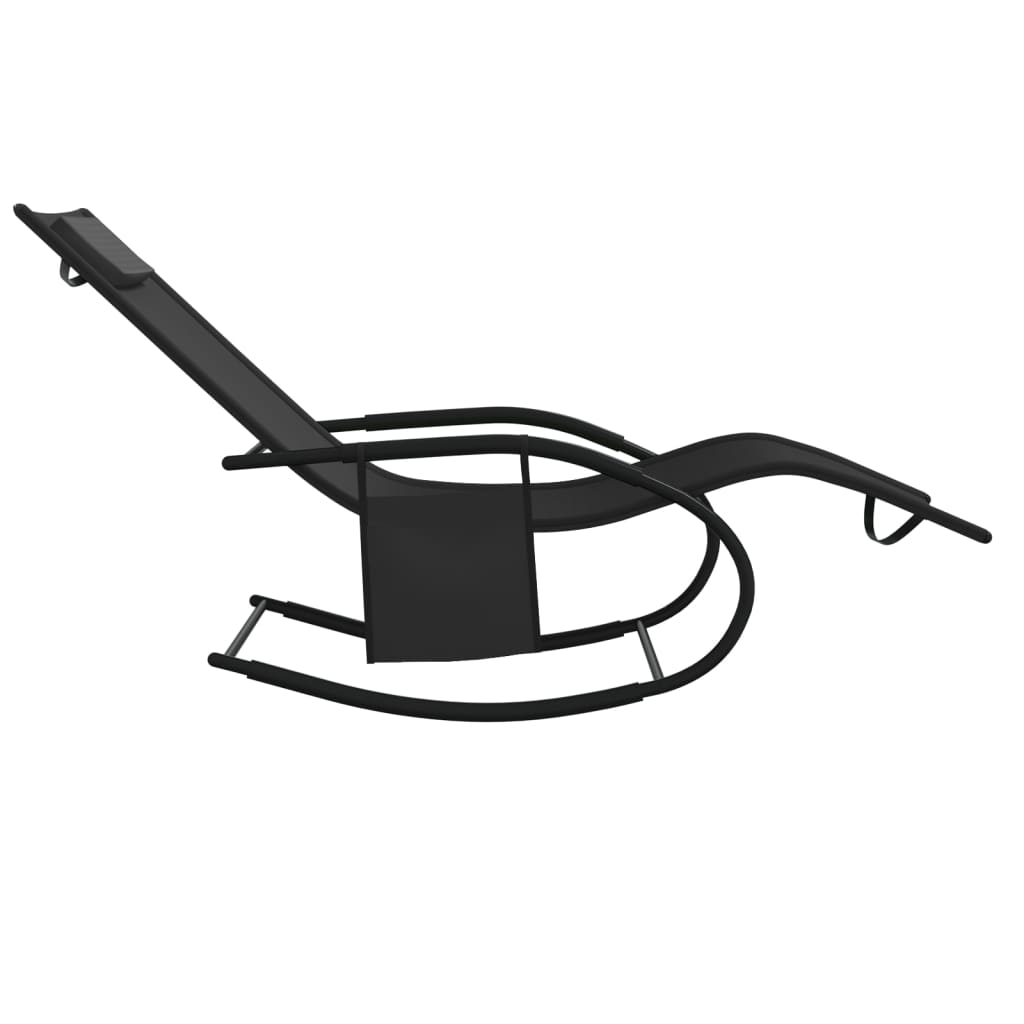 8720286760772_g_en_hd_2 vidaXL Rocking Sun Lounger Black Steel and Textilene - Image 4