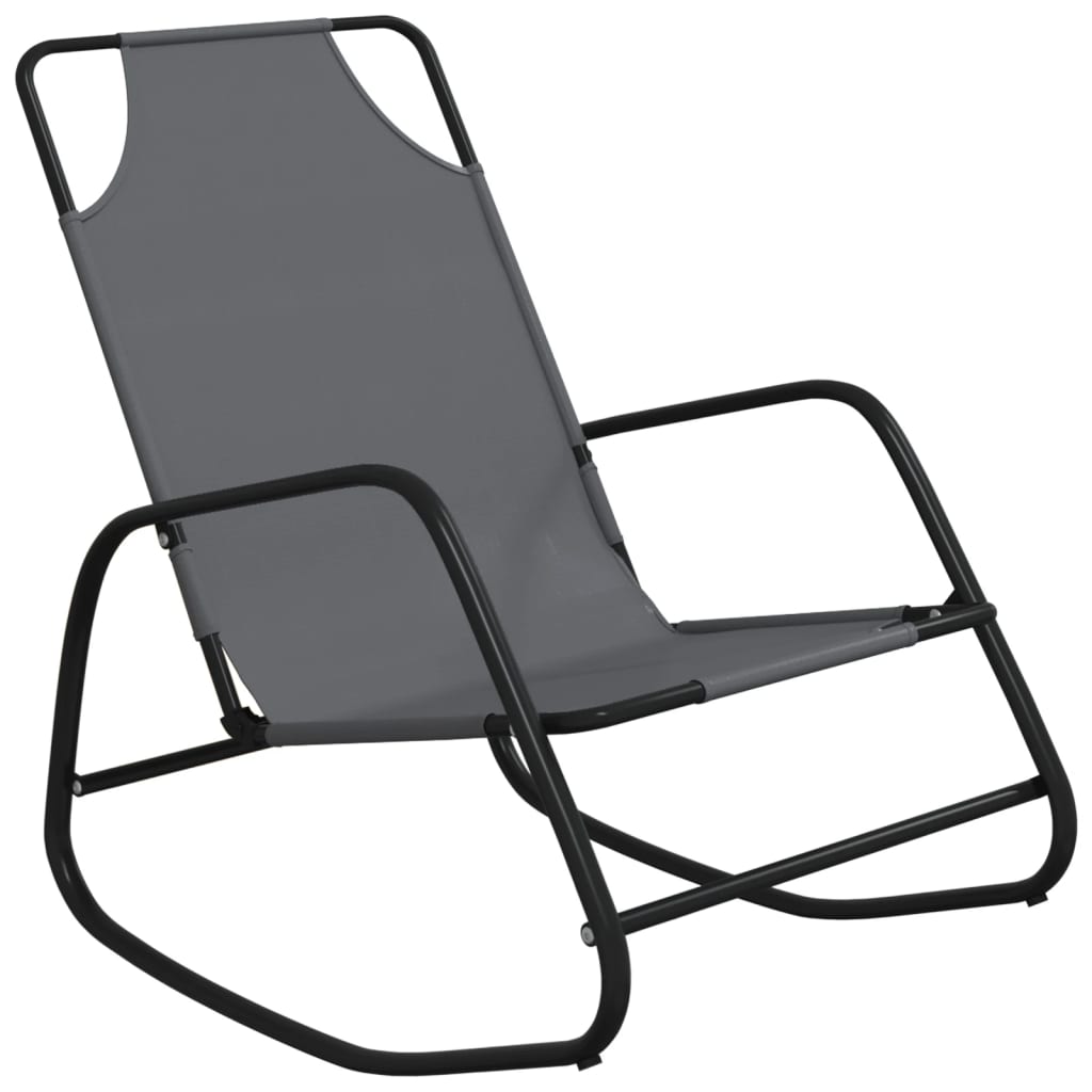 8720286760826_a_en_hd_1 vidaXL Rocking Sun Lounger Grey Steel and Textilene - Image 2