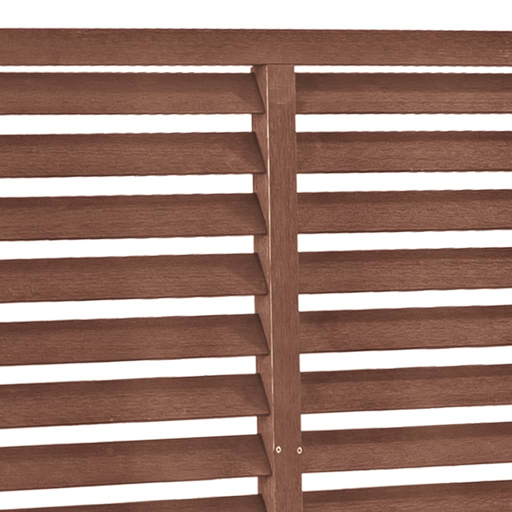 8720286761410_g_en_hd_2 vidaXL Louver Fence WPC 180x180 cm Brown - Image 4