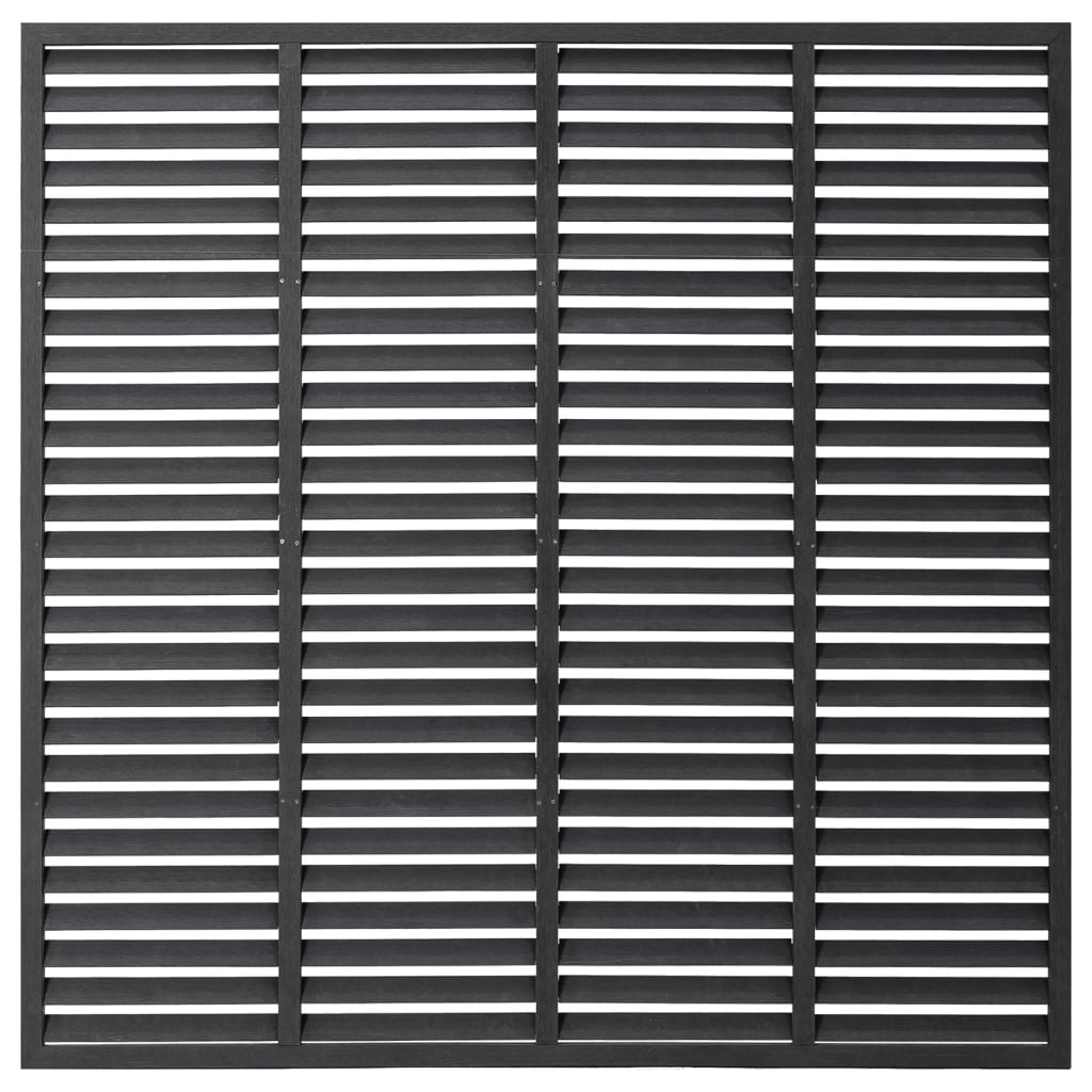 8720286761427_a_en_hd_1 vidaXL Louver Fence WPC 180x180 cm Grey - Image 2