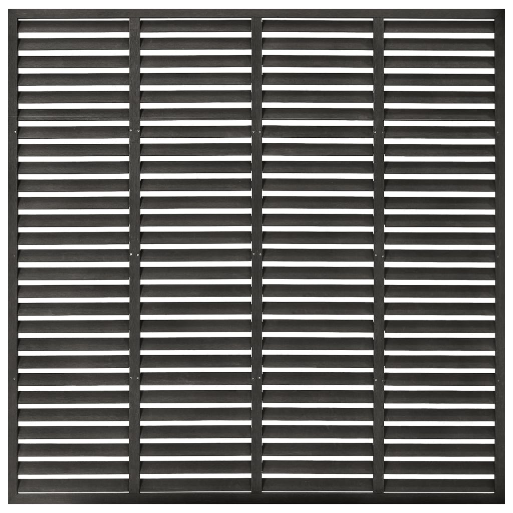 8720286761434_a_en_hd_1 vidaXL Louver Fence WPC 180x180 cm Dark Grey - Image 2
