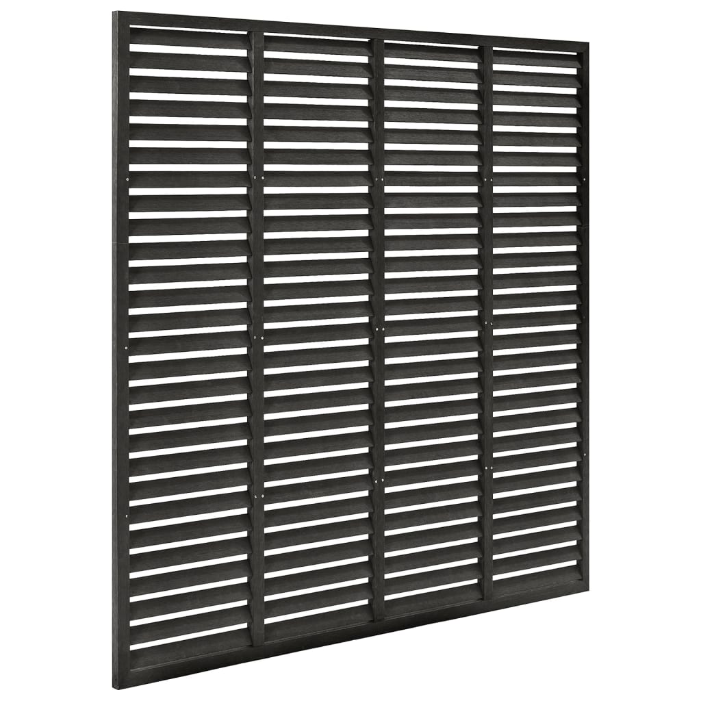 8720286761434_g_en_hd_1 vidaXL Louver Fence WPC 180x180 cm Dark Grey - Image 3