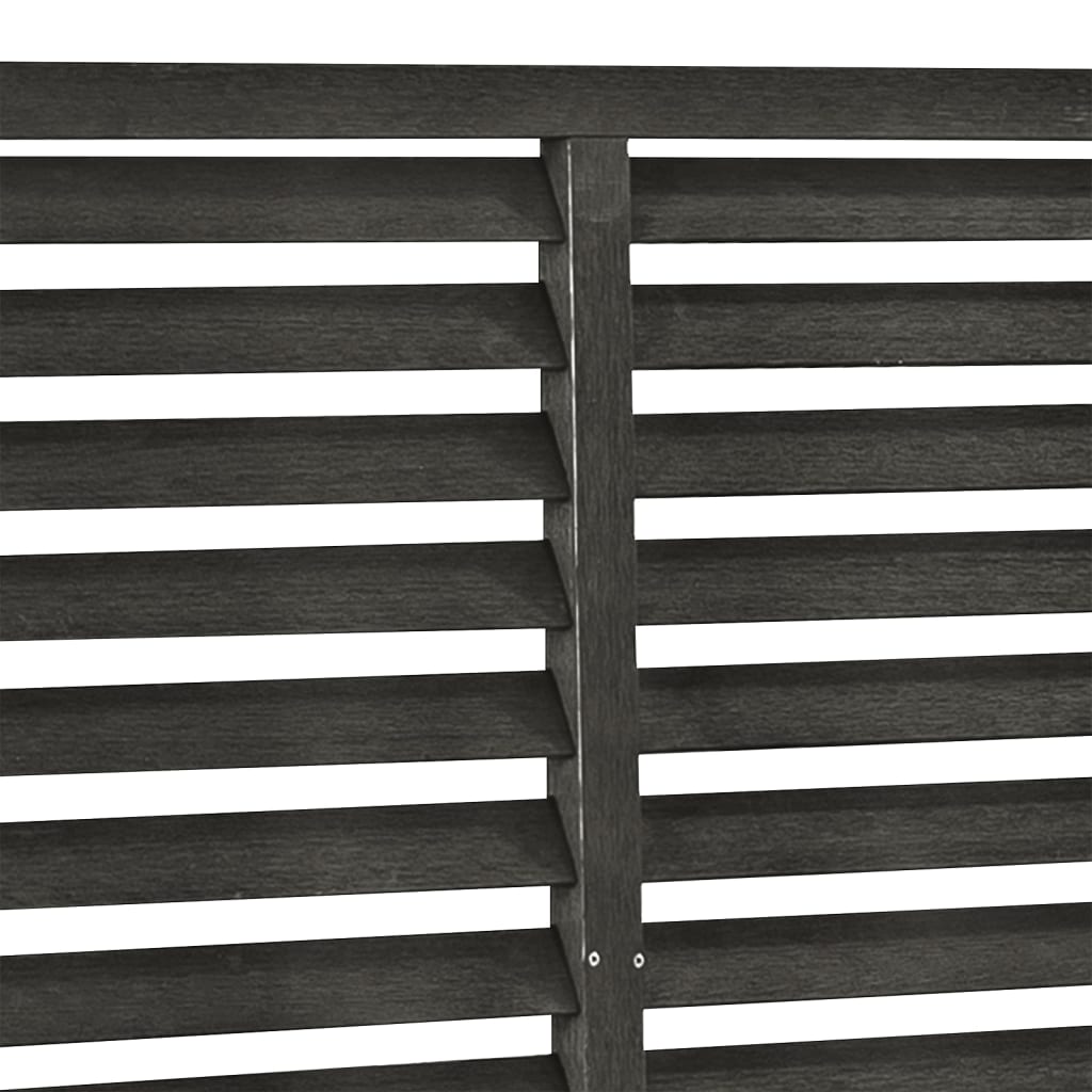 8720286761434_g_en_hd_2 vidaXL Louver Fence WPC 180x180 cm Dark Grey - Image 4