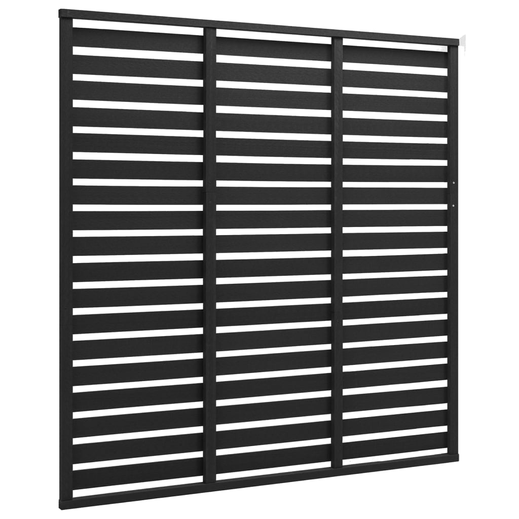 8720286761465_g_en_hd_1 vidaXL Fence Panel WPC 180x180 cm Black - Image 2