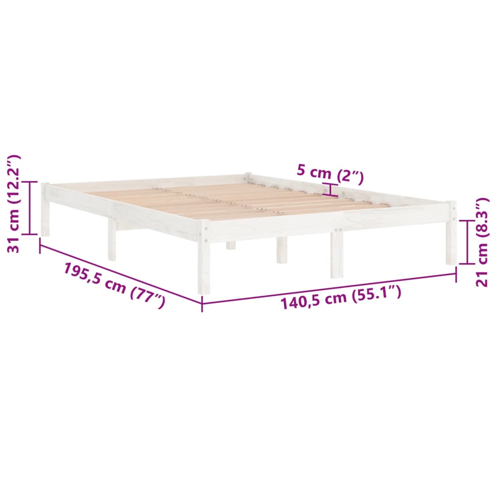 8720286762196_g_en_hd_6 vidaXL Bed Frame without Mattress White Solid Wood 135x190 cm - Image 8